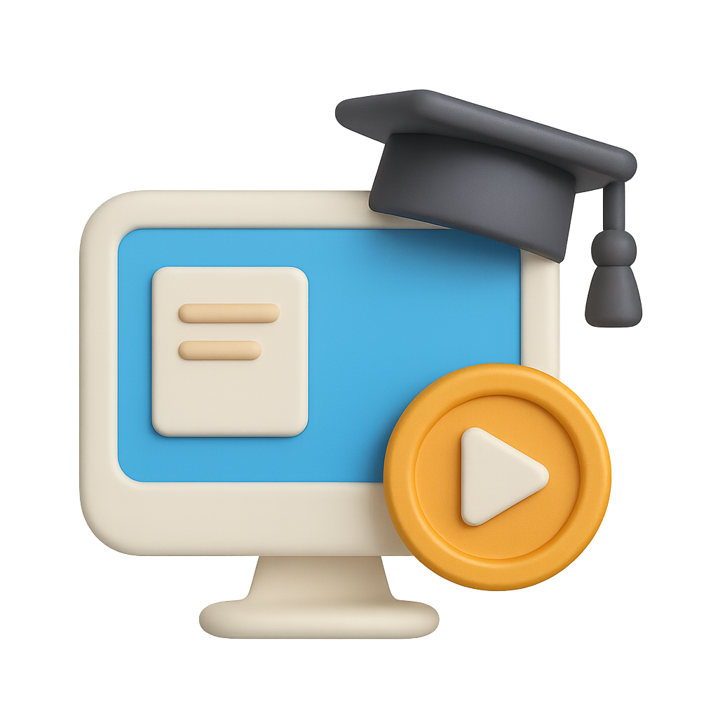 education 3d icon